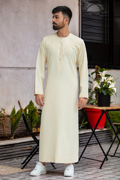 Light Yellow Emartai Thobe