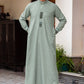 Pista Green Textured Designer Thobe
