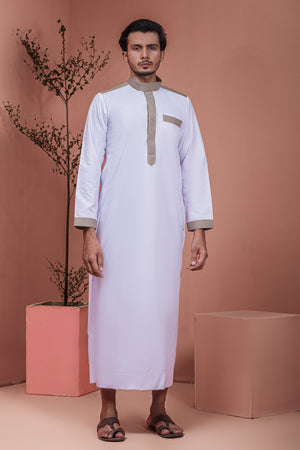 White Designer Thobe