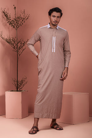 Light Brown Designer Thobe