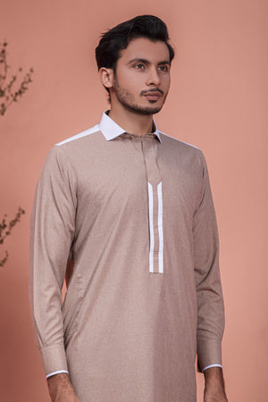 Light Brown Designer Thobe
