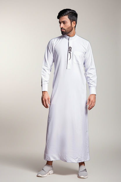 The Heritage – White Designer Thobe