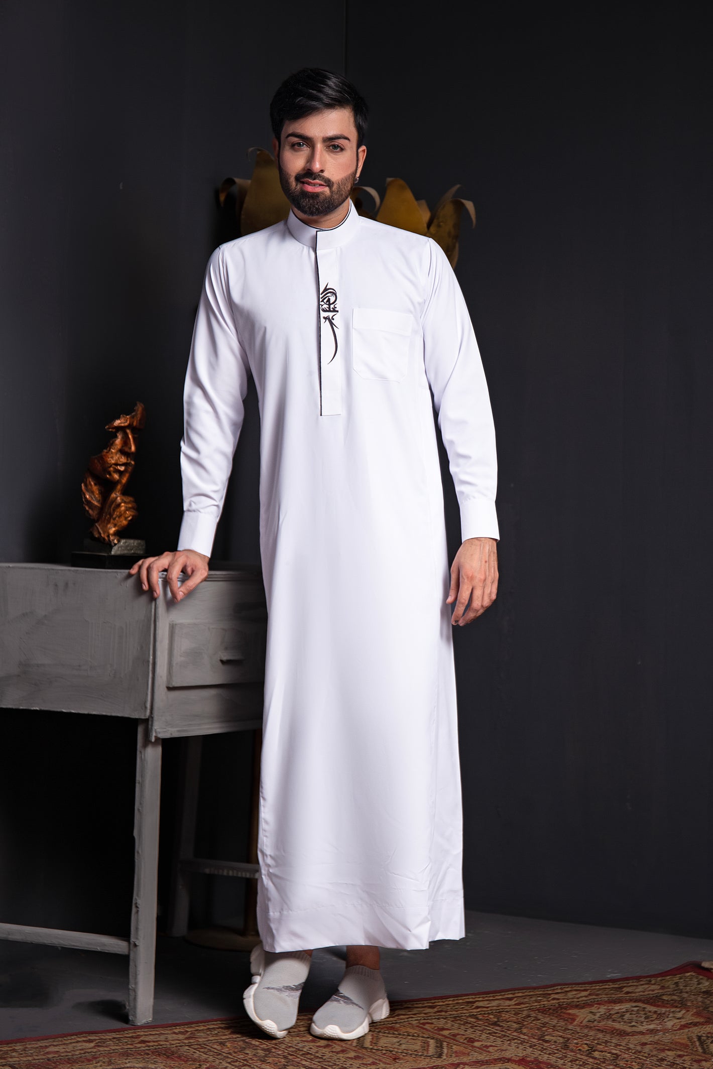 White Designer Thobe