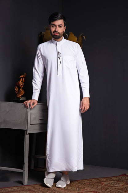 White Designer Thobe