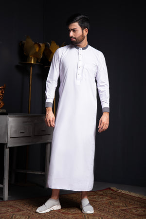 White Designer Thobe
