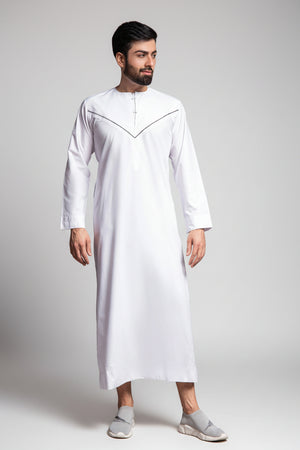 The Majestic – White Designer Thobe
