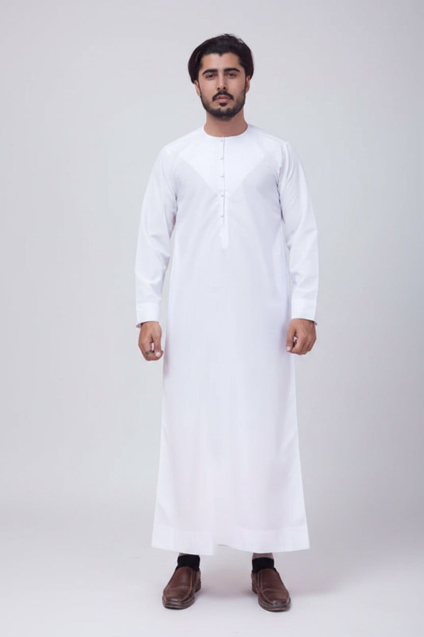 Al Watan – White Emarati Thobe