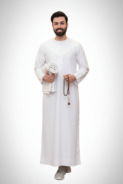White Emarati Thobe