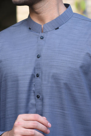GREY COLOR-KAMEEZ SHALWAR