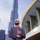 Light Purple Embroidered Emirati Thobe