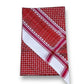 Shemag Keffiyeh  - Red & White