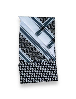 Shemag Keffiyeh  - Black & White