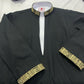 Black Embroidery Thobe