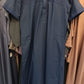 Navy Blue Designer Thobe Half Sleeve